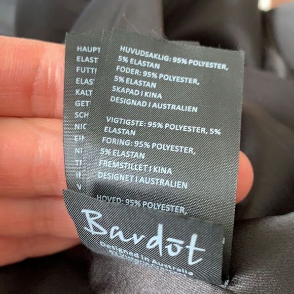 Bardot Ruffle Dress in Black Revolve size 6 - Picture 10 of 10